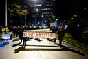 Protesten tegen verplichte vaccinaties.