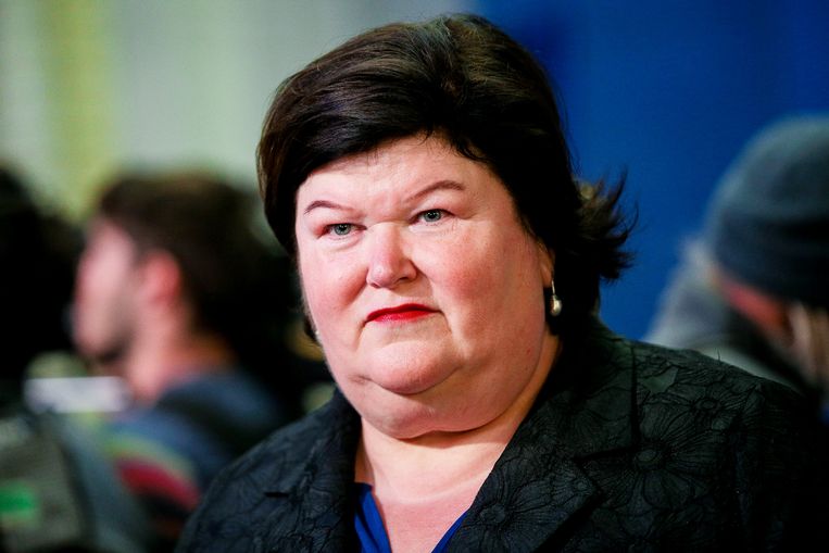 Minister van Volksgezondheid Maggie De Block (Open Vld). Beeld Tomas Sisk / Photo News