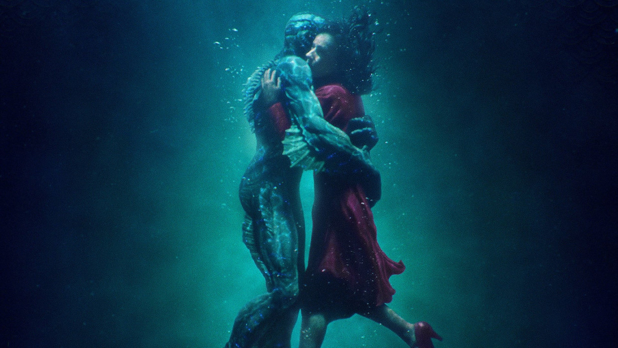 Doug Jones en Sally Hawkins in 'The Shape of Water' Beeld TMDB