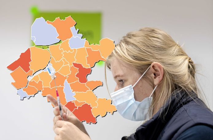 Oost-Nederland op de coronakaart.