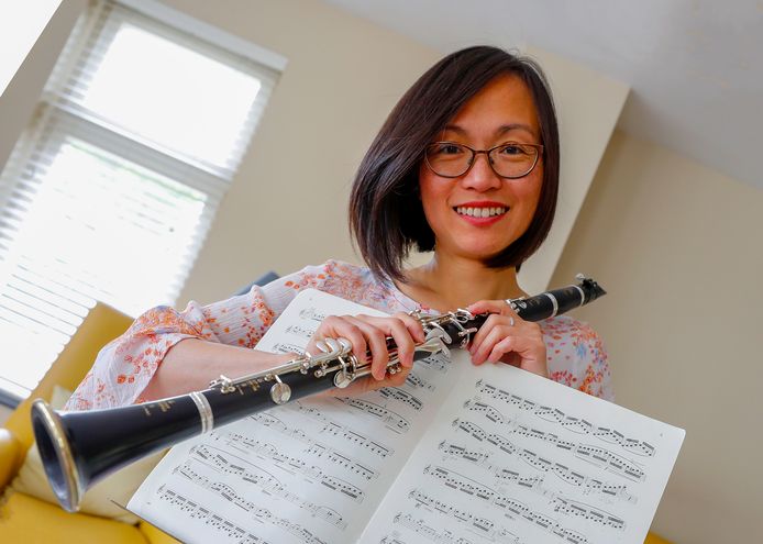 Hsiang-Ling Wee had veel aan het appgroepje van de derde klarinettisten.
