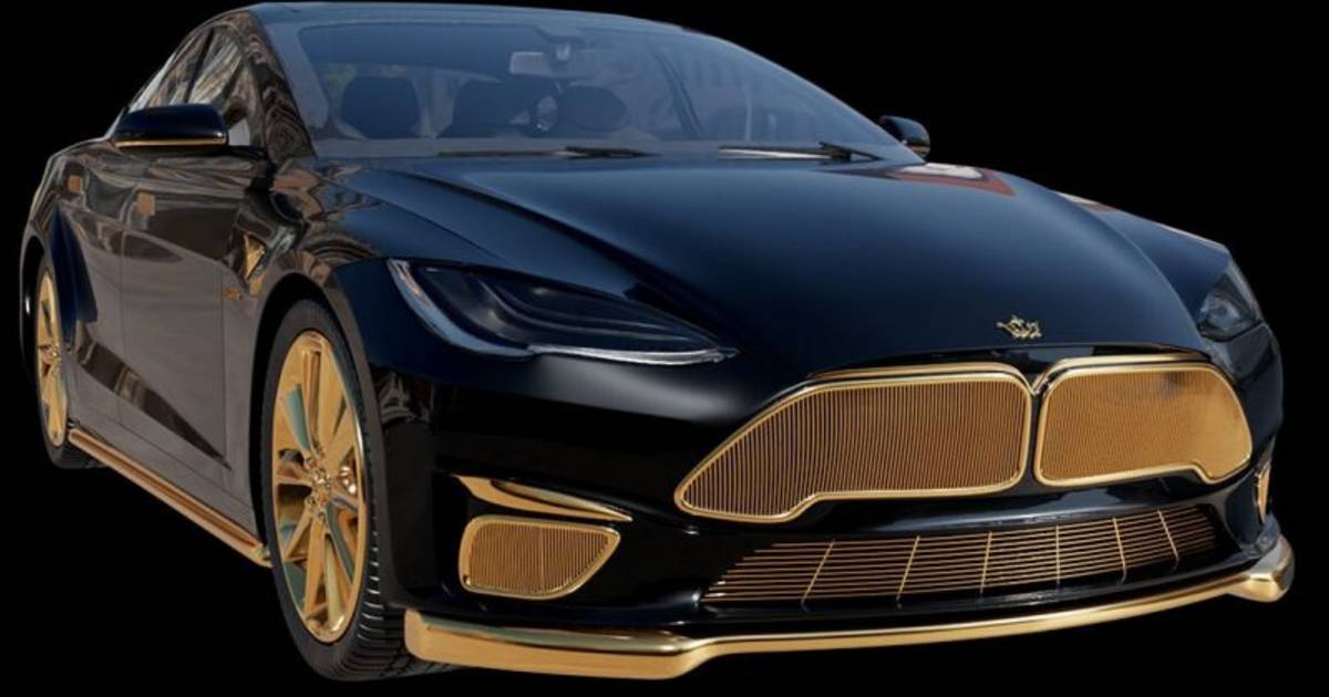 Verschrikking Opname Blaast op Russen maken gouden versie van Tesla | Auto | AD.nl