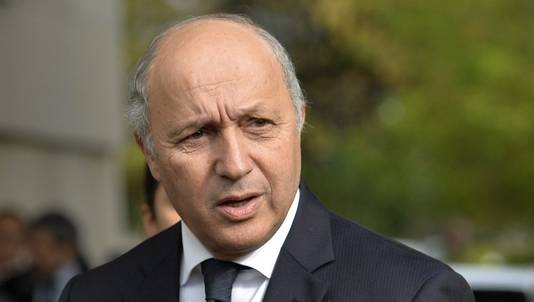 Le ministre français des Affaires étrangères Laurent Fabius