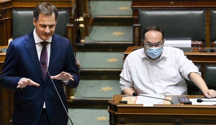 Premier De Croo pleitte er bij de regeringspartners bij “ons niet te laten vangen door tweedracht”,