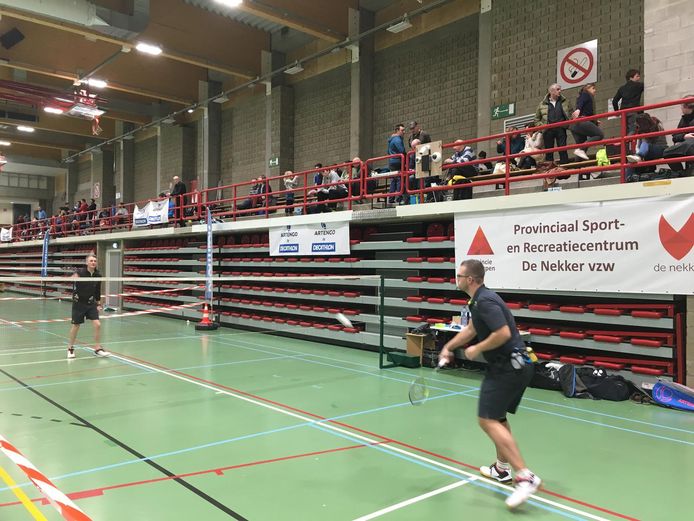 Ken en Thomas in actie tijdens hun recordpoging.