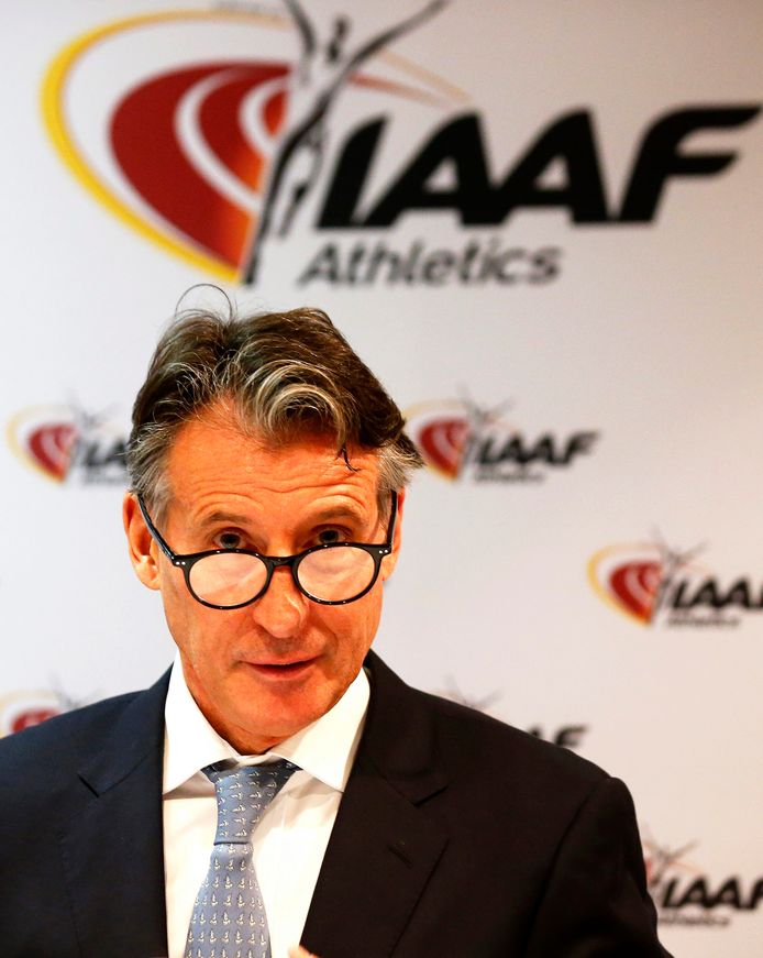 IAAF-voorzitter Sebastian Coe.
