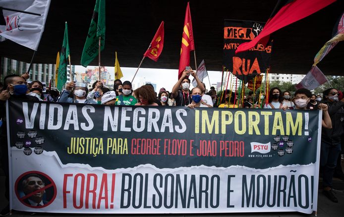 Betogers in São Paulo.