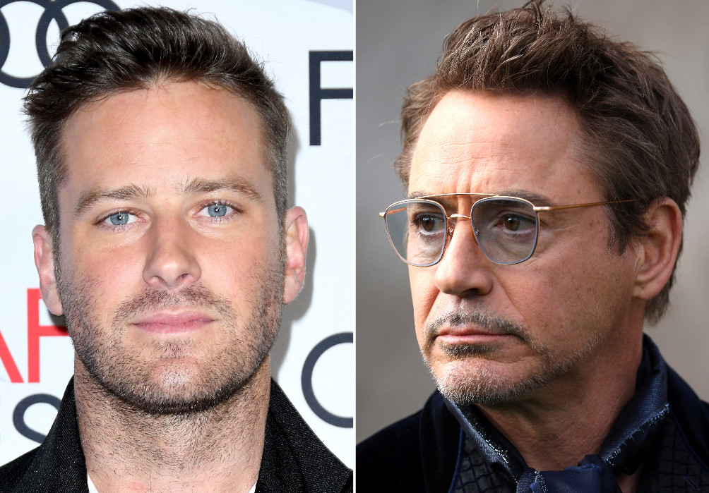 ‘Kannibaal’ Armie Hammer financieel ondersteund door Robert Downey Jr