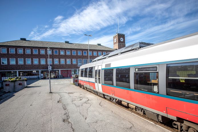 Het treinstation van Bodø.