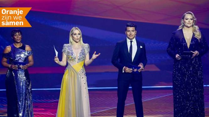 Chantal en Edsilia onthullen galajurken voor halve finale songfestival