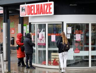 Vanochtend blijven 72 winkels van Delhaize gesloten