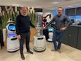 Fabrice Goffin en Tommy Deblieck van Zorabots in Oostende