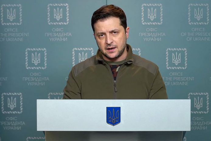 In zijn speech vroeg president Zelensky om een direct lidmaatschap van Oekraïne in de Europese Unie.