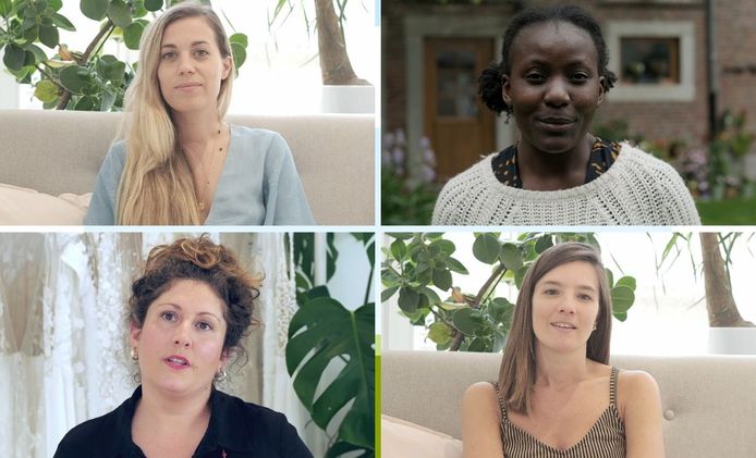 Elodie Wilmes, Cynthia Tolende Botuli, Malicia Goldflam, Elodie Deceunink.