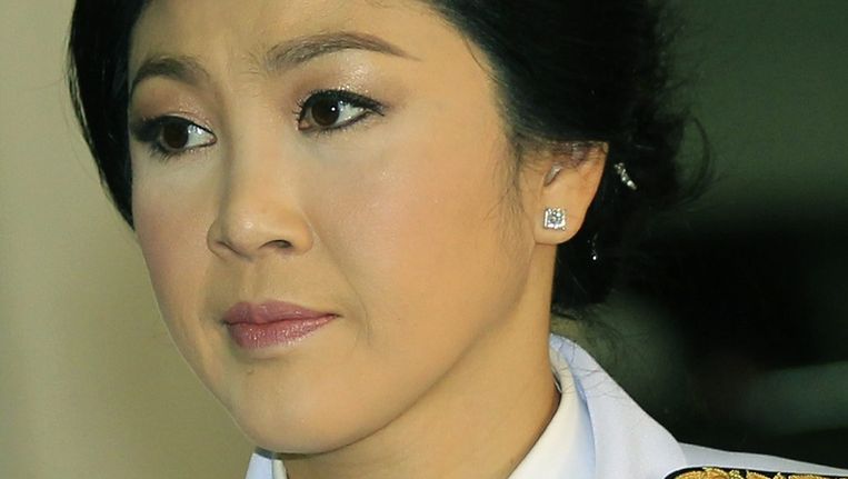 De Thaise premier Yingluck Shinawatra. Beeld epa