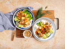 Wat Eten We Vandaag: Gesmoorde prei met warm gerookte zalm