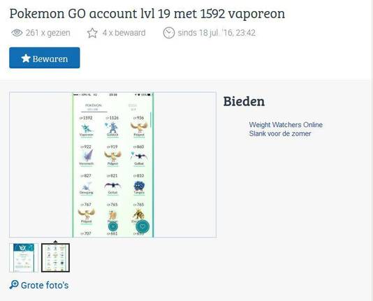Pokemon Go Account Level 23 Kopen Dat Wordt Dan 500 Euro Bizar Ad Nl