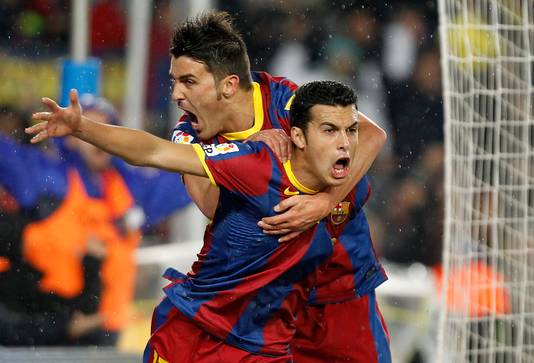 Vreugde op de gezichten van Villa en Pedro.