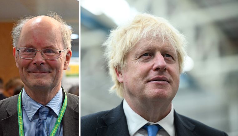 Politicoloog John Curtice: ‘Boris Johnson is in staat de kiesdrempel te halen’. Beeld Getty Images