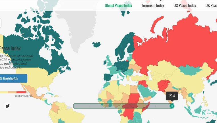Global Peace Index Beeld Global Peace Index