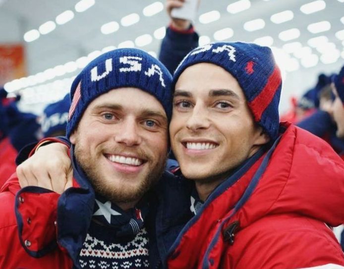 Gus Kenworthy en Adam Rippon