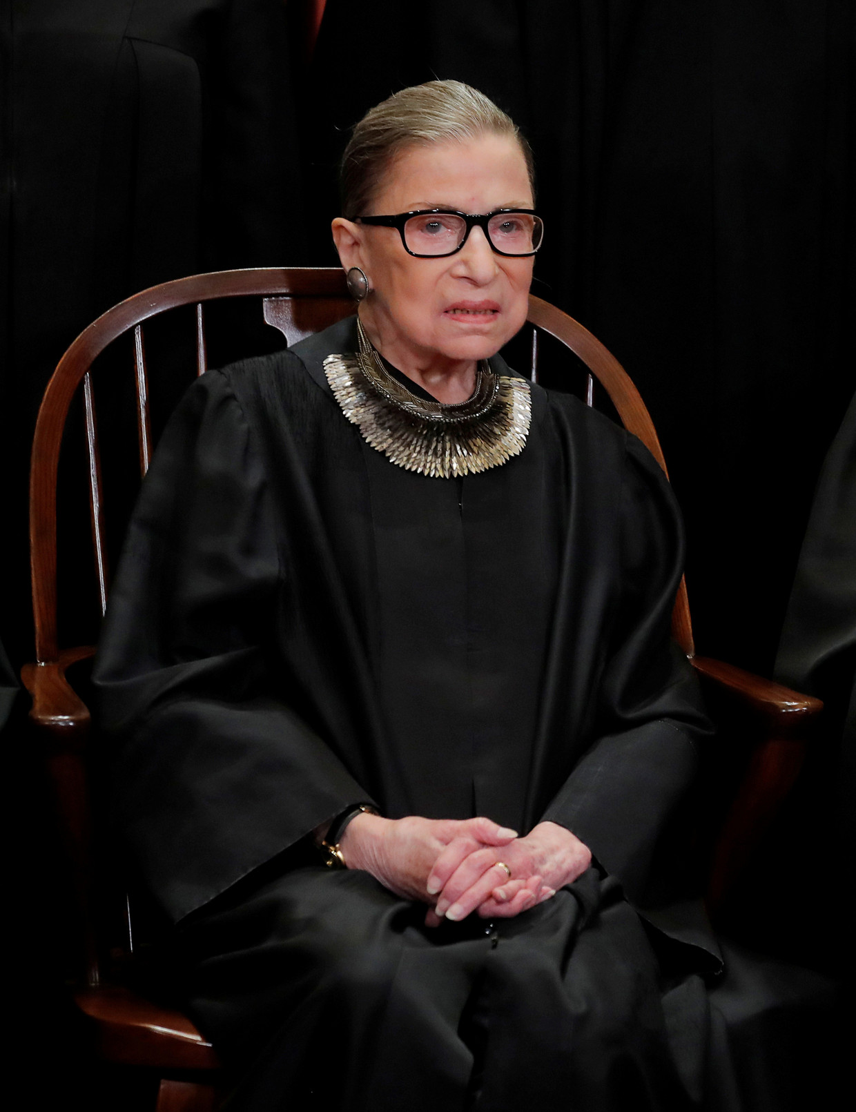 Ruth Bader Ginsburg in 2018. Beeld REUTERS