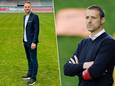 Sportief directeur Julien Gorius (l.) is blij dat coach Timmy Simons (r.) aan boord blijft.
