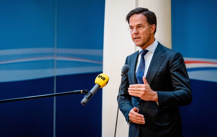 Demissionair premier Mark Rutte