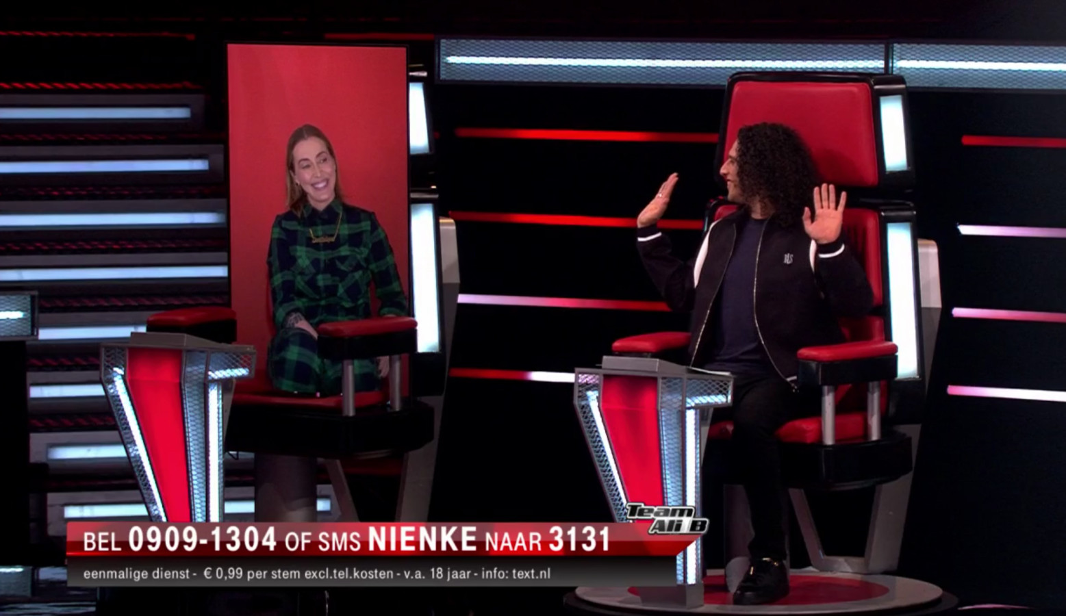 Anouk en Ali in the Voice