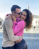 Met vriend en FC Emmen-verdediger Jeff Harderveld.