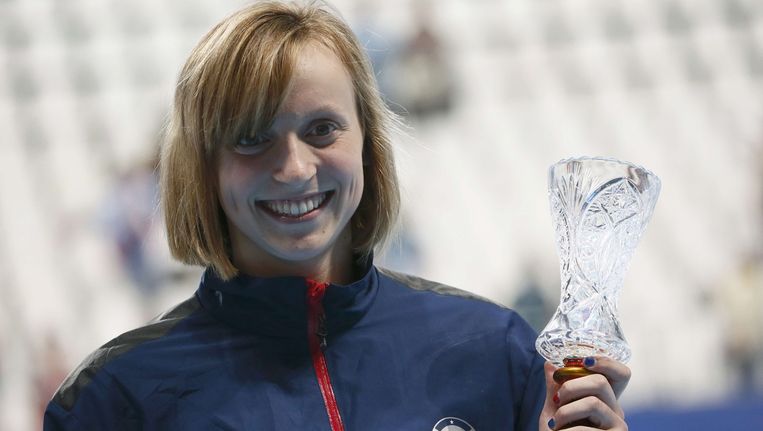 Progressie van buitenaardse Katie Ledecky overweldigend ...