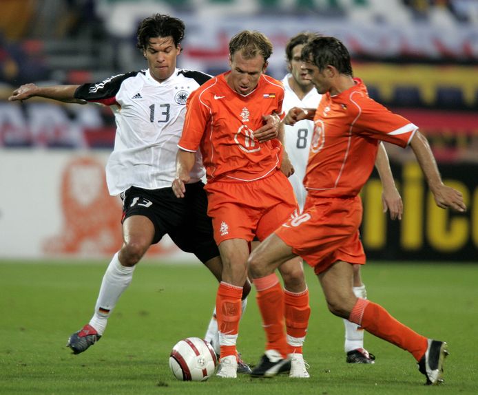 Robben en Cocu samen in Oranje.