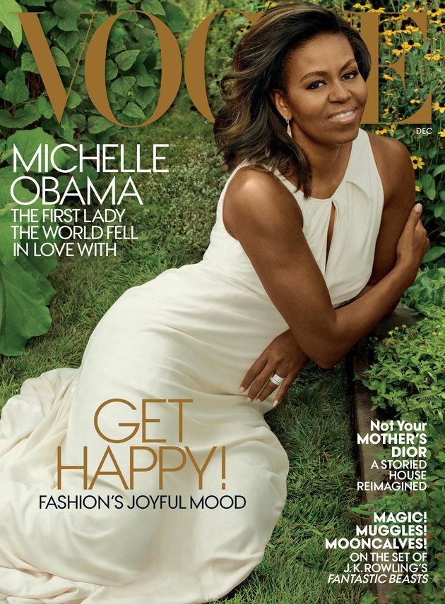 Michelle Obama Straalt Voor De Laatste Keer Als First Lady Op Cover Vogue Style Hln Be