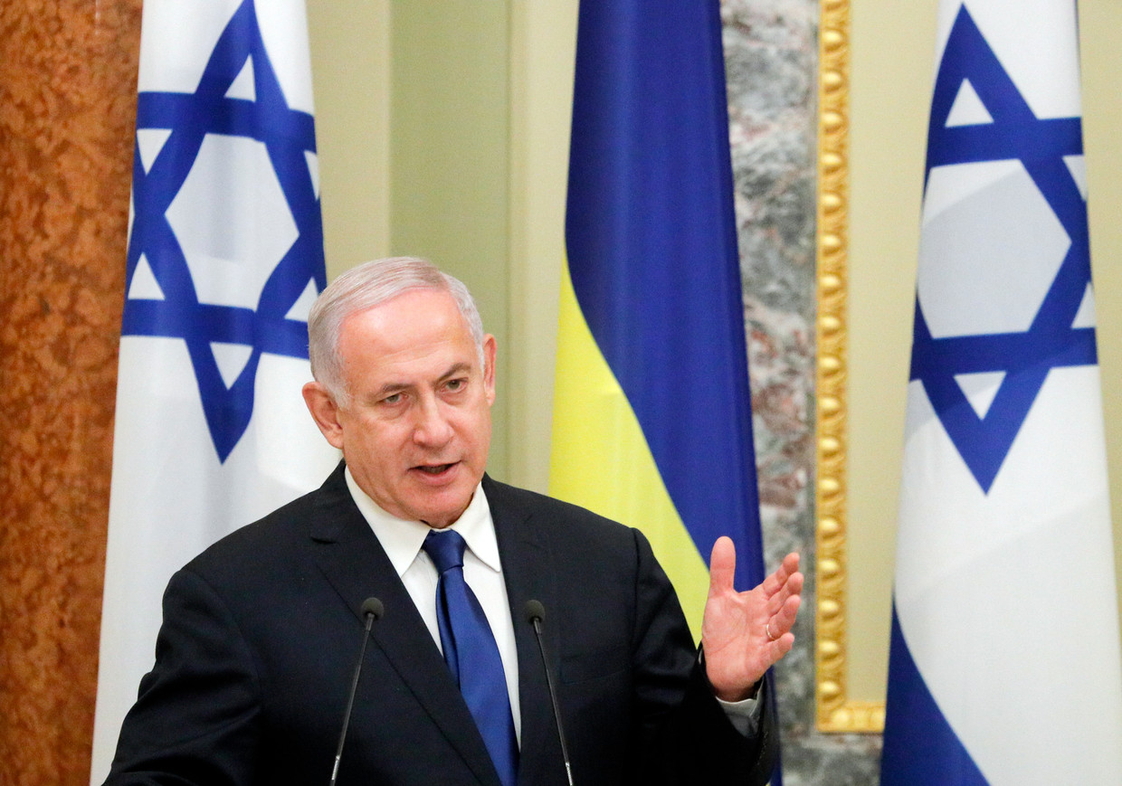 De Israëlische premier Benjamin Netanyahu waarschuwt Iran: “Iran heeft nergens immuniteit.” Beeld EPA