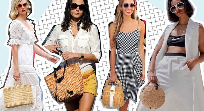 De zomer van de rieten handtas: 15 exemplaren die nu helemaal hip zijn | Mode Beauty | hln.be