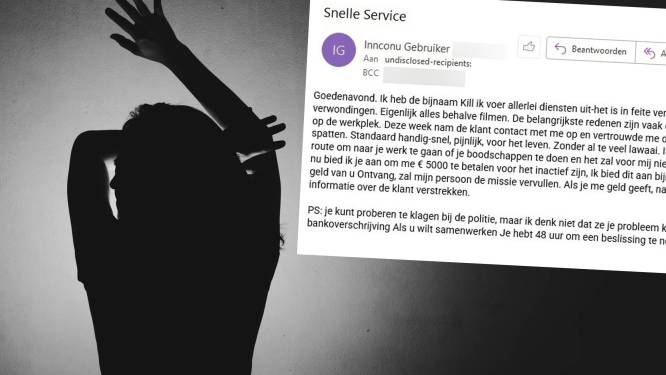 “Ik heb de bijnaam Kill”: phishingmail dreigt met zuuraanval voor wie geen 5.000 euro betaalt