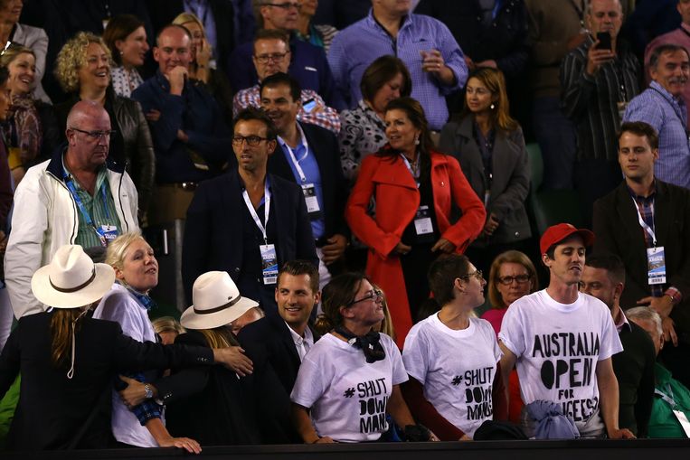 Finale Australian Open korte tijd verstoord Het Parool