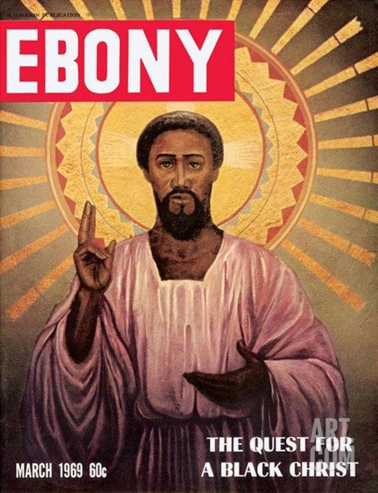 De cover van het Amerikaanse magazine Ebony (1969) Beeld .