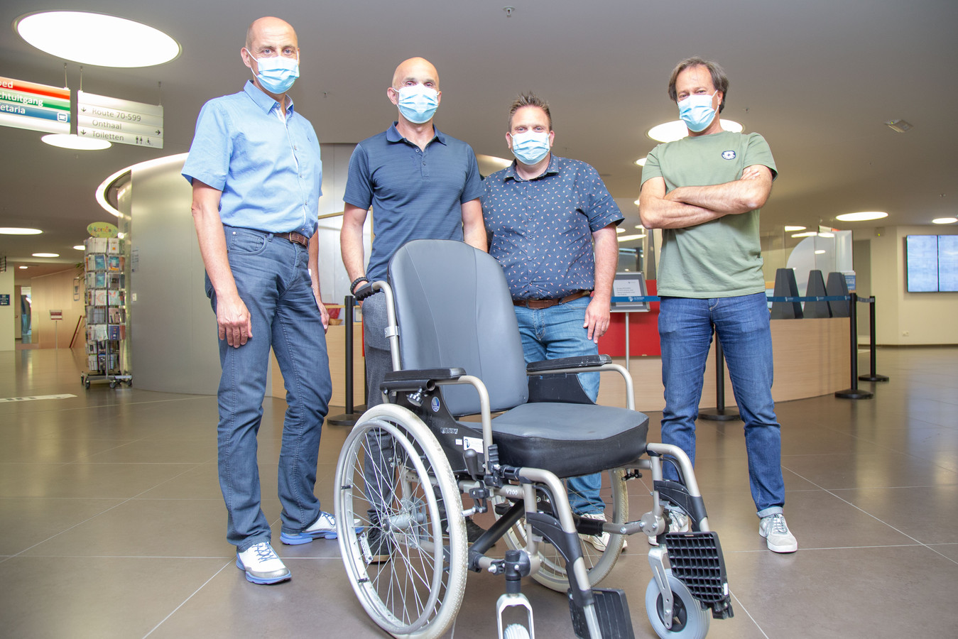 Rolstoel van Az Damiaan krijgt nieuw leven bij VTI Oostende Foto hln.be