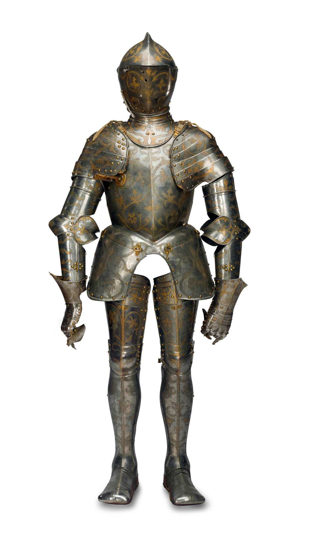 Toernooiharnas uit Duitsland, ca. 1580.  Beeld Hermitage.
