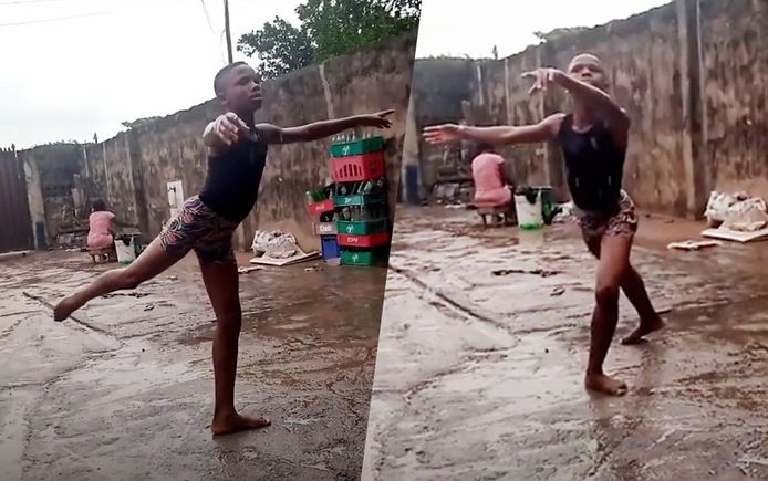 Anthony Mmesoma Madu danst alsof het kinderspel is.