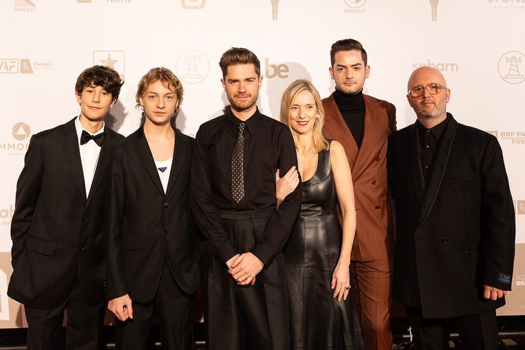 Acteurs en team van ‘Close’. Beeld BELGA