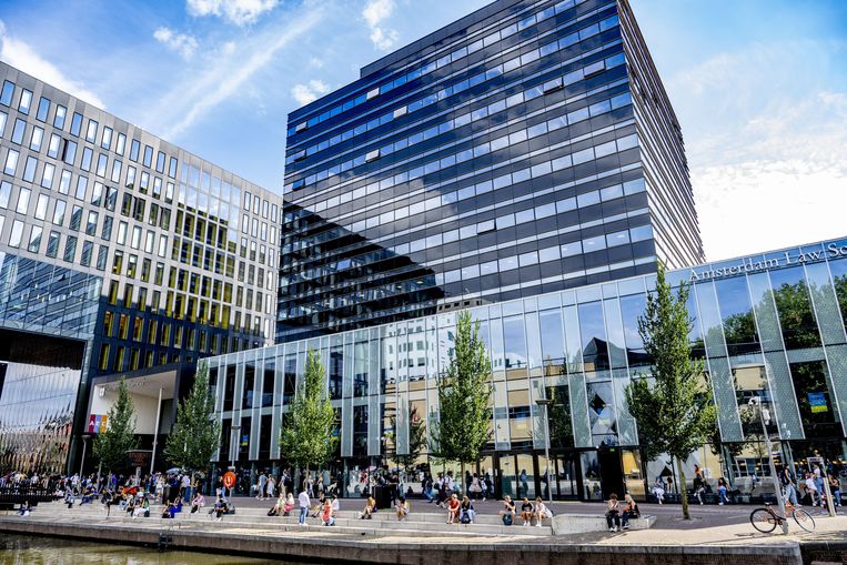 Het Roeterseilandcomplex van de Universiteit van Amsterdam. Beeld ANP / Robin Utrecht