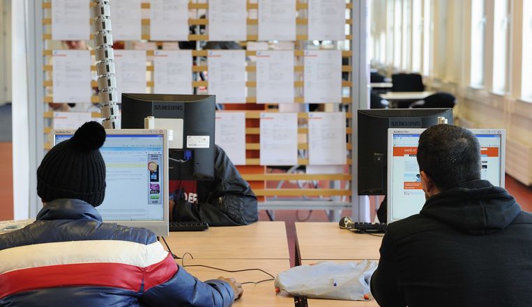 Flexwerkers bij UWV melden dat nieuwe uitzendkrachten worden gezocht omdat hun werk gewoon doorgaat. Beeld anp