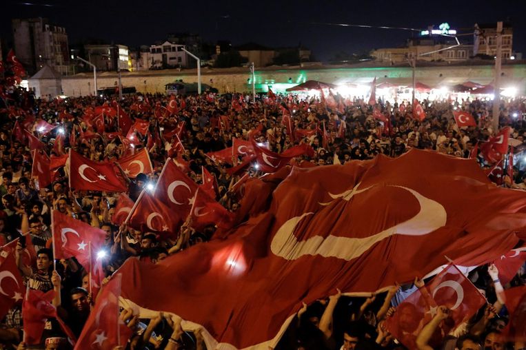 De couppoging in Turkije. Beeld anp