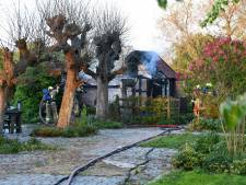 Brand verwoest schuur bij Nieuwvliet