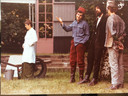 De rooie Sukkala in 'Mijnheer Puntila en zijn knecht Matti' in 1977.