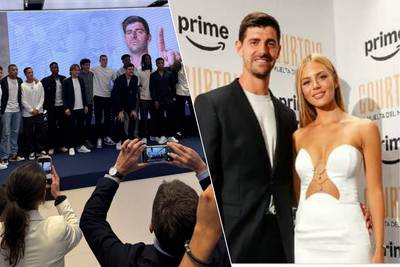 Real stars dressed to the nines for documentary premiere Courtois: “So grateful for where I am now”