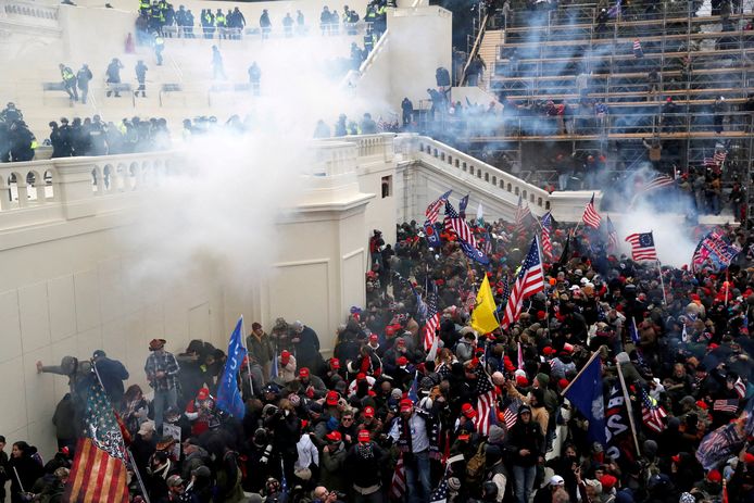 Archiefbeeld 6 januari 2021: de bestorming van het Capitool.