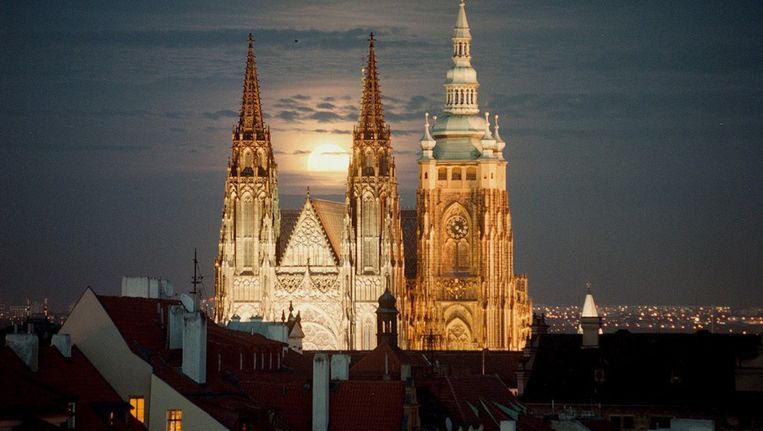 De St. Vituskathedraal in Praag. Beeld EPA